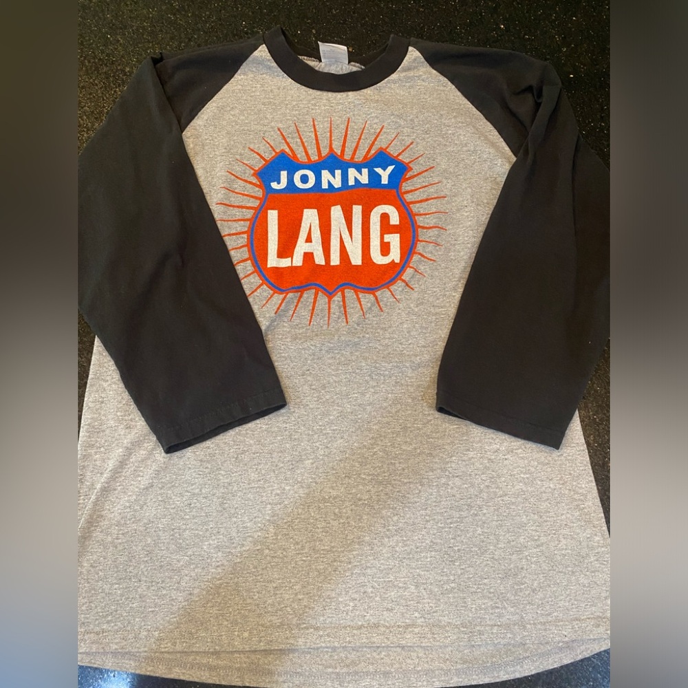 Jonny Lang baseball 3/4 sleeve t shirt size large